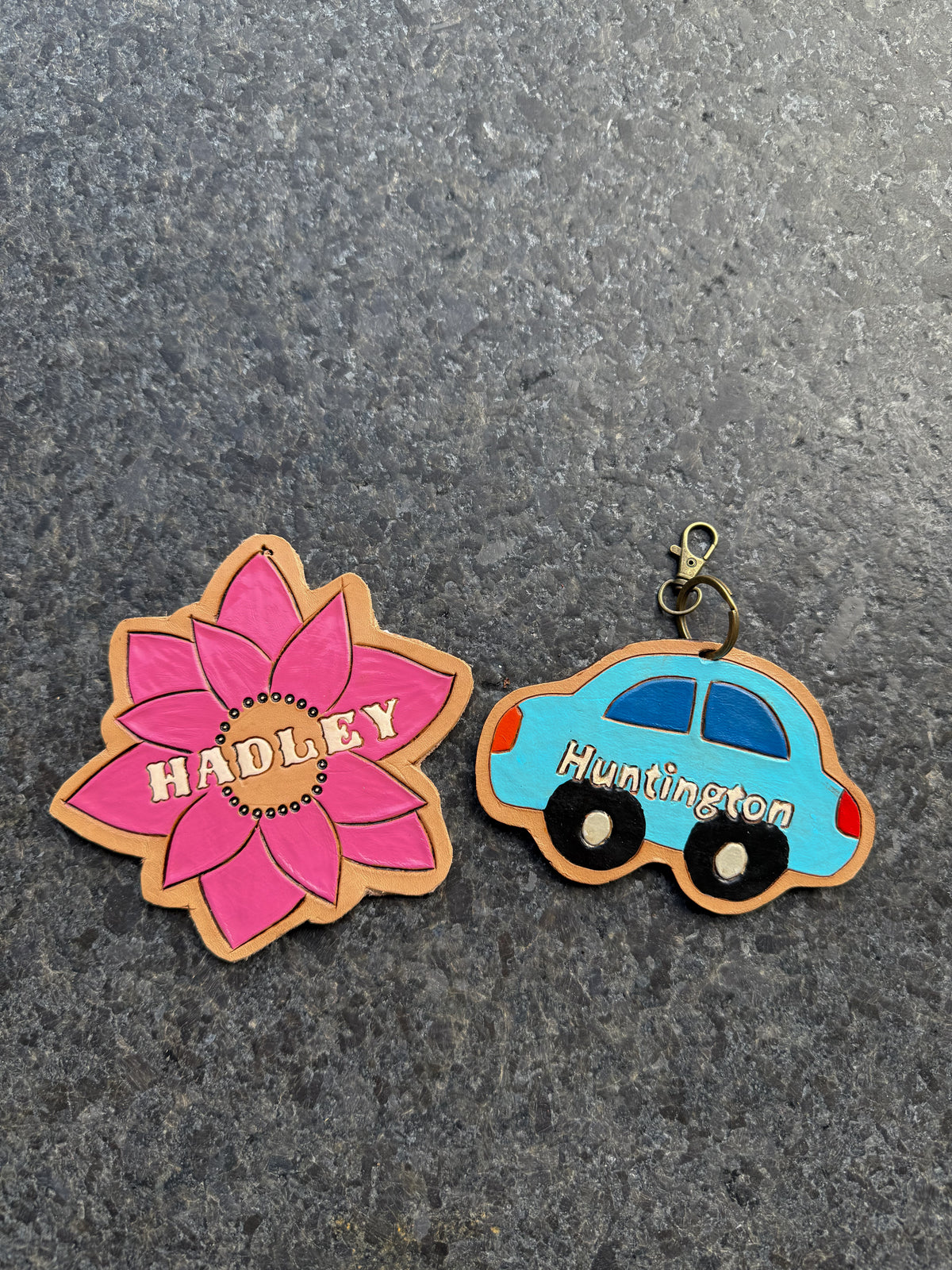 Backpack keychains