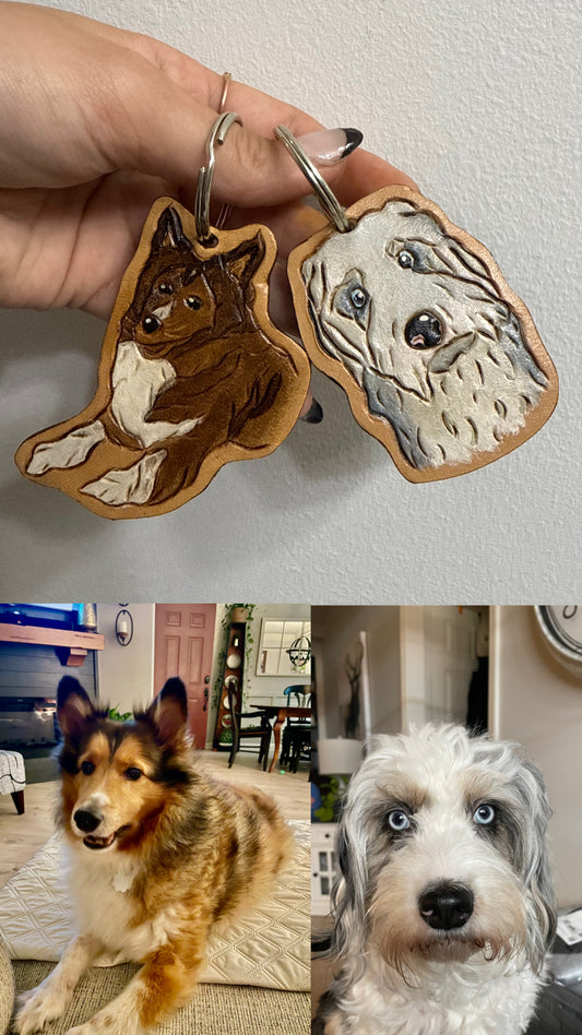 Custom pet keychains