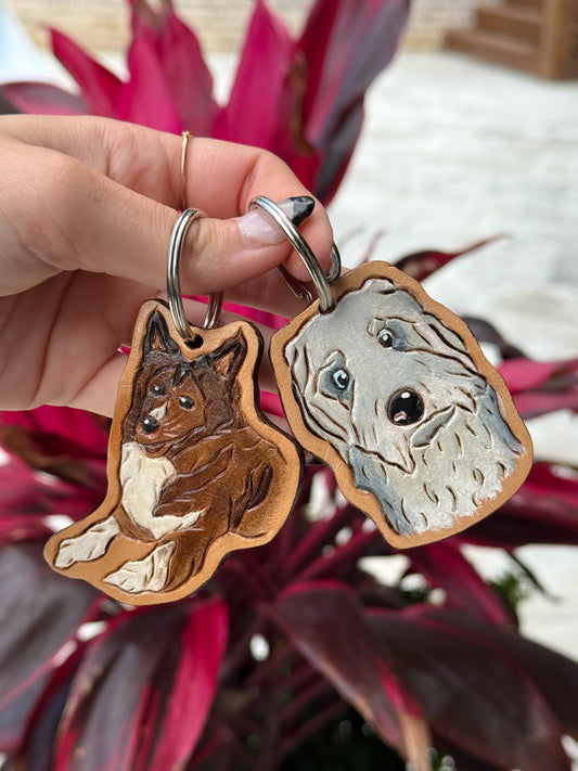 Custom pet keychains