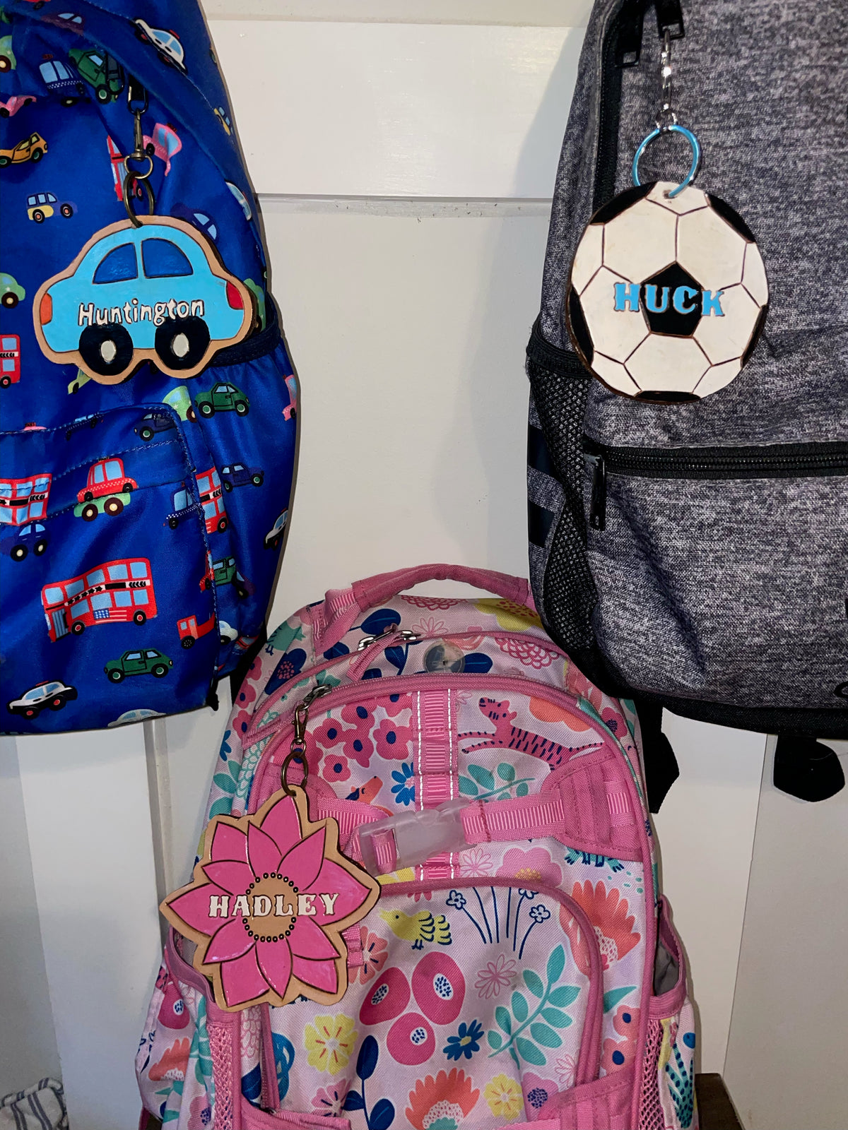 Backpack keychains